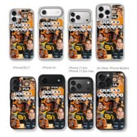 Oscar Piastri McLaren F1 collage Chris Brown Phone Case Black Electroplated Silver For Iphone 11 To 17
