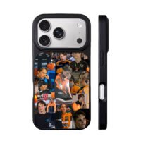 Oscar Piastri McLaren F1 collage iPhone 17 Pro Max Black Case