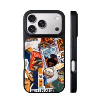 Oscar Piastri McLaren F1 stickers iPhone 17 Pro Max Black Case