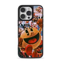 Pacman retro game collage art Phone Case for iPhone 11-17 & Samsung Galaxy S24-S26