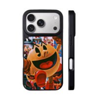 Pacman retro game collage art iPhone 17 Pro Max Black Case