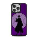 Pain Naruto silhouette purple rings Phone Case for iPhone 11-17 & Samsung Galaxy S24-S26