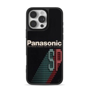 Panasonic SP retro video cassette Phone Case for iPhone 11-17 & Samsung Galaxy S24-S26
