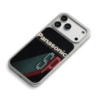 Panasonic SP retro video cassette iPhone 17 Pro Max Electroplated Silver Case2