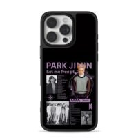 Park Jimin BTS Set Me Free Pt2 art Phone Case for iPhone 11-17 & Samsung Galaxy S24-S26