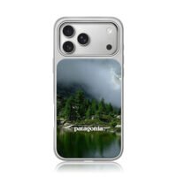 Patagonia misty alpine lake forest iPhone 17 Pro Max Electroplated Silver Case1