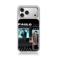 Paulo Londra photos lyrics collage iPhone 17 Pro Max Electroplated Silver Case1