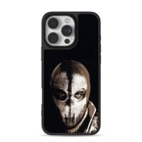 Payday robber portrait in knit mask Phone Case for iPhone 11-17 & Samsung Galaxy S24-S26