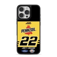 Pennzoil 22 Joey Logano Ford NASCAR iPhone 16 Pro Max Black Case