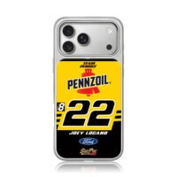 Pennzoil 22 Joey Logano Penske Ford iPhone 17 Pro Max Electroplated Silver Case1