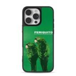 PERIQUITO two green parrots Phone Case for iPhone 11-17 & Samsung Galaxy S24-S26