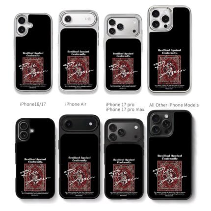 Persian rug rise again mechanic art Chris Brown Phone Case Black Electroplated Silver For Iphone 11 To 17