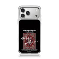 Persian rug rise again mechanic art iPhone 17 Pro Max Electroplated Silver Case1