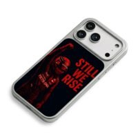 Petronas F1 racer Still We Rise art iPhone 17 Pro Max Electroplated Silver Case2