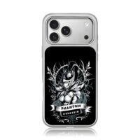 Phantom Assassin Dota hero art iPhone 17 Pro Max Electroplated Silver Case1