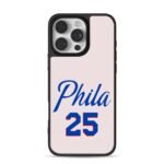 Phila 25 blue red jersey print Phone Case for iPhone 11-17 & Samsung Galaxy S24-S26