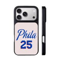 Phila 25 blue red jersey print iPhone 17 Pro Max Black Case
