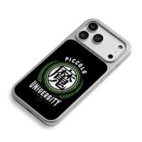 Piccolo University demon kanji logo iPhone 17 Pro Max Electroplated Silver Case2