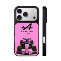 Pink Alpine F1 BWT Race Car iPhone 17 Pro Max Black Case