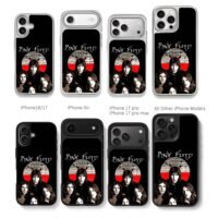 Pink Floyd band members brick wall Chris Brown Phone Case Black Electroplated Silver For Iphone 11 To 17
