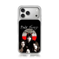 Pink Floyd band members brick wall iPhone 17 Pro Max Electroplated Silver Case1