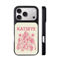 Pink Katseye girl group star print iPhone 17 Pro Max Black Case