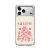 Pink Katseye girl group star print iPhone 17 Pro Max Electroplated Silver Case1