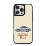 Pixel art Porsche 911 996 Carrera 4 Phone Case for iPhone 11-17 & Samsung Galaxy S24-S26
