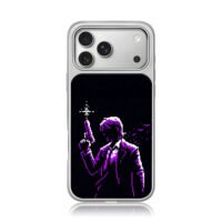 Pixel art purple hitman firing gun Phone Case for iPhone 11-17 & Samsung Galaxy S24-S26 - Image 4