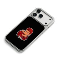 Pixel Sakuragi hugging basketball iPhone 17 Pro Max Electroplated Silver Case2