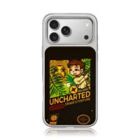 Pixel Uncharted Drakes Fortune idol iPhone 17 Pro Max Electroplated Silver Case1