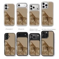Play dirty roaring tiger art Chris Brown Phone Case Black Electroplated Silver For Iphone 11 To 17