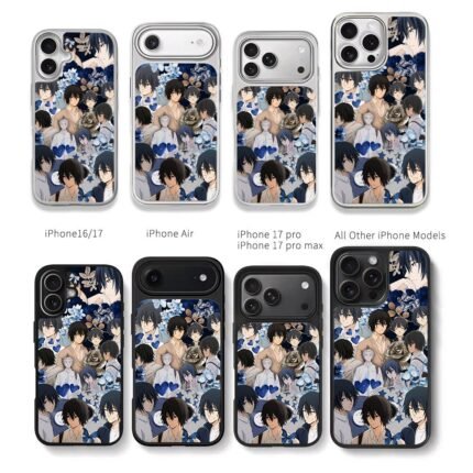 Play It Cool Guys blue collage Chris Brown Phone Case Black Electroplated Silver For Iphone 11 To 17