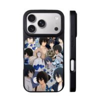 Play It Cool Guys blue collage iPhone 17 Pro Max Black Case