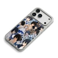 Play It Cool Guys blue collage Phone Case for iPhone 11-17 & Samsung Galaxy S24-S26 - Image 5
