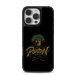 Poatan Pereira moai headdress iPhone 16 Pro Max Black Case