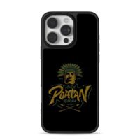 Poatan Pereira moai headdress iPhone 16 Pro Max Black Case
