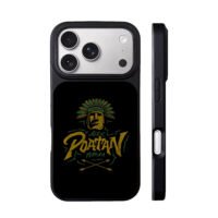 Poatan Pereira moai headdress iPhone 17 Pro Max Black Case