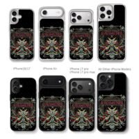 Pokemon Alakazam magic circle art Chris Brown Phone Case Black Electroplated Silver For Iphone 11 To 17