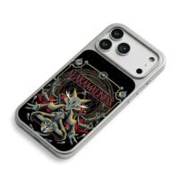 Pokemon Alakazam magic circle art iPhone 17 Pro Max Electroplated Silver Case2