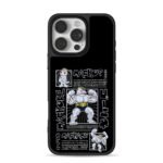 Pokemon Machop Machoke Machamp art iPhone 16 Pro Max Black Case