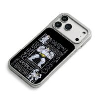 Pokemon Machop Machoke Machamp art iPhone 17 Pro Max Electroplated Silver Case2