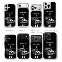 Pontiac GTO white striped muscle car Chris Brown Phone Case Black Electroplated Silver For Iphone 11 To 17
