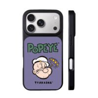 Popeye head with pipe TYAKASHA logo iPhone 17 Pro Max Black Case