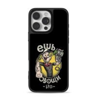 Popeye holding spinach can tattoos iPhone 16 Pro Max Black Case
