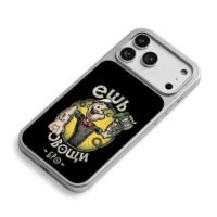 Popeye holding spinach can tattoos iPhone 17 Pro Max Electroplated Silver Case2