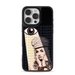 Poppy art with big eye and Im Poppy iPhone 16 Pro Max Black Case