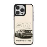 Porsche 911 GT3 sports car sketch iPhone 16 Pro Max Black Case