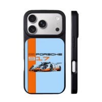 Porsche 917 Gulf livery racing car iPhone 17 Pro Max Black Case