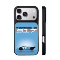 Porsche 917 Gulf vintage race car iPhone 17 Pro Max Black Case